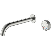 Смеситель Boheme Tech 158/2-NB для раковины, автоматический, никель брашированный