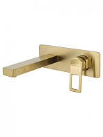 Смеситель Wonzon & Woghand Frame WW-88869010-BG для раковины, встраиваемый, брашированное золото