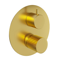 Смеситель Paini Cox Grip 7GPJ6911 для ванны, золото матовое PVD