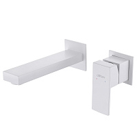 Cмеситель ABBER Daheim AF8212W для раковины, белый матовый
