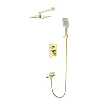 Душевая система Wonzon & Woghand Diamond WW-88939011-BG брашированное золото