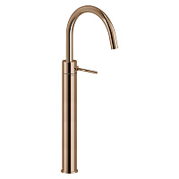 Смеситель Nobili Velis VE125148/2RCP для раковины, красное золото