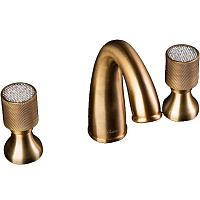 Смеситель Boheme Royal Cristal 317-Royal/CRST для раковины, бронза