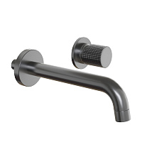 Смеситель Paini Cox Grip 7GPZ208 для раковины, черный матовый PVD