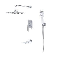 Душевой комплект IDDIS Slide SLISB03i68 хром глянцевый