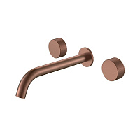 Смеситель Boheme Stick 152-2-BRB.2 для раковины, ручка Touch, брашированная бронза
