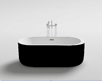 Акриловая ванна Ceramicanova FB04B 170х80 черный/белый