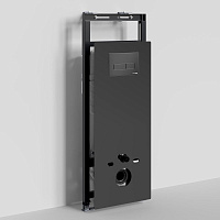Система инсталляции WasserKRAFT Salm 27TLT.010.ME.BL.MB03 для унитаза, черный матовый