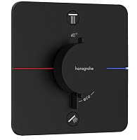 Смеситель Hansgrohe ShowerSelect Comfort Q 15583670 для душа, черный матовый