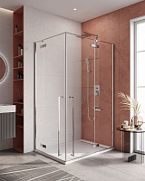 Душевой уголок Cezares Liner LINER-AH-2-120/90-C-Cr-R 120x90 прозрачное, хром