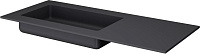 Раковина Armadi Art Quatro 793-120-A-L 52x120 антрацит