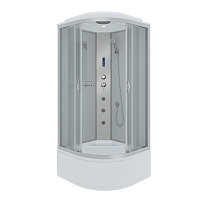 Душевая кабина Niagara Classic NG-2307-14F 80x80x215 стекло матовое/профиль серебро