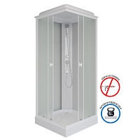 Душевая кабина Niagara Promo P90/13Q/MT 90x90x215 L/R стекло матовое/профиль белый