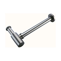 Сифон Boheme 609-SGM для раковины, оружейная сталь глянцевая