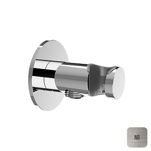 Шланговое подключение с держателем Almar Round E095037.NB никель брашированный