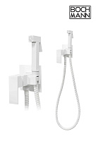 Гигиенический душ со смесителем Boch Mann Resia W CK-P11W BM10415 белый