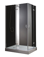 Душевой уголок Cezares Bergamo BERGAMO-W-AH-2-100/90-C-Cr-L прозрачное стекло