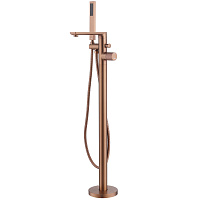 Cмеситель ABBER Rund AF8715MRG напольный, розовое золото матовое