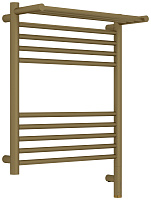 Полотенцесушитель электрический Сунержа Богема 3.1 с 1 полкой 032-6007-6050 600x500 золото матовое