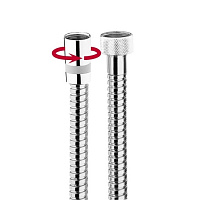 Душевой шланг Bossini Doppia Aggraffatura A00048C.030.1 150 хром