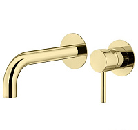 Смеситель Plumberia Selection Ixo KITXO1135OR250 для раковины, золото 24 карат