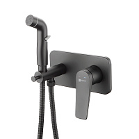 Гигиенический душ со смесителем Lemark Bronx LM3720BL черный