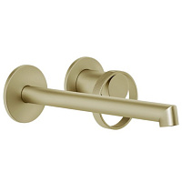 Смеситель Gessi Anello 63383.727 для раковины, Brushed Brass PVD