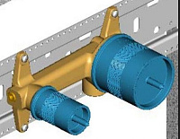 Скрытая монтажная часть Ideal Standard Strada A5948NU смесителя для раковины
