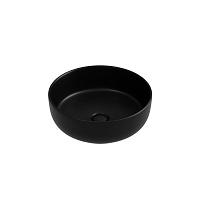 Раковина накладная Ceramicanova Taycan CN12003MB 37.5x37.5x14 черный матовый