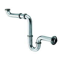 Сифон Kludi 1025505-00 трубчатый, для раковины, хром
