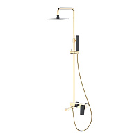 Душевая стойка Boheme Q 148-GB.2 золото/черный