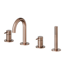 Смеситель Newform X-Steel 316 69682XC.59.067 для ванны, brushed copper bronze