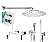Душевой комплект Plumberia Selection Ixo KITZXO18CR210 для ванны, хром