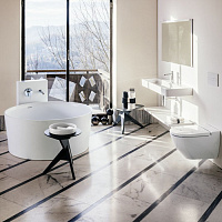 Ванна композитная Laufen Val 2.3128.2.000.000.1 130x130 отдельностоящая, белый