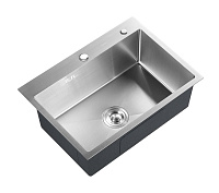 Мойка кухонная ARROW AG5528SS 62x22x45 нержавеющая сталь