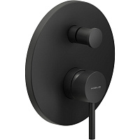 Смеситель Nobili Live LV00100/EBM для ванны с душем, черный матовый