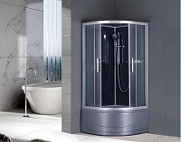 Душевая кабина Esbano Grey ESKG90CRB 90x90 хром матовый