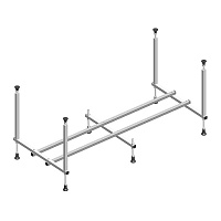 Каркас для ванны Timo Ritta KT15 150x70 белый