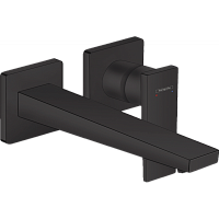 Смеситель Hansgrohe Metropol 32526670 для раковины, настенный, черный матовый