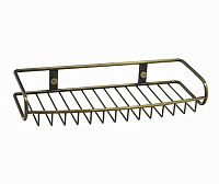 Полка WasserKRAFT Exter K-1611 металлическая, светлая бронза