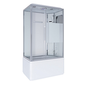Душевая кабина Niagara Ultra 120x80x220 стекло прозрачное с матовой полосой/профиль хром Душевая кабина Niagara Ultra 120x80x220 стекло прозрачное с матовой полосой/профиль хром