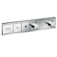 Термостат Hansgrohe RainSelect 15380000 на 2 потребителя, для душа, хром