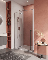 Душевая дверь в нишу Cezares Liner LINER-B-12-120-C-Cr-L 120 прозрачное, хром