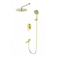 Душевая система Wonzon & Woghand Frame WW-88939010-BG брашированное золото