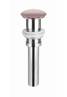 Донный клапан Ceramicanova CN2000MP для раковины, клик-клак, розовый матовый