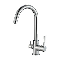 Смеситель Aquanika Comfort AQC06CR для кухонной мойки, под питьевую воду, хром