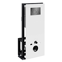 Система инсталляции WasserKRAFT Glan 66TLT.010.ME.WH.PB02 для унитаза, черный