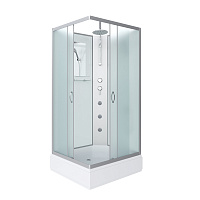 Душевая кабина Niagara Classic NG-33974-14QBKTG 90x70x210 стекло матовое/профиль серебро