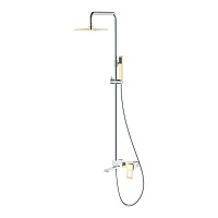 Душевая стойка Boheme Q 148-CRG хром/золото