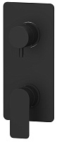 Смеситель Remer Infinity I92KBNO для душа, черный матовый
